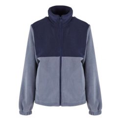 Dwuwarstwowa Bluza Polarowa Dla Kobiet. Niebieskie bluzy damskie Urban Classics, na zimę, xl, bez wzorów, z polaru, bez kaptura. Za 220.99 zł.