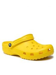 Crocs Klapki Classic 10001 Żółty. Żółte klapki damskie Crocs, z tworzywa sztucznego. Za 239.99 zł.