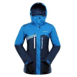 Damska kurtka narciarska Alpine Pro Deara 2. Niebieskie kurtki snowboardowe damskie Alpine Pro, l, bez wzorów, z meshu, bez kaptura, narciarskie. Za 943.15 zł.