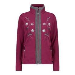 Bluza damska turystyczna CMP 32J2376. Czerwone bluzy sportowe damskie CMP, m, bez wzorów, bez kaptura, trekkingowe. W wyprzedaży za 300.99 zł.
