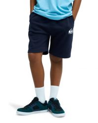 Spodenki z elastyczną talią EASY DAY. Niebieskie szorty dla chłopców Quiksilver, bez wzorów, z bawełny. Za 119.99 zł.