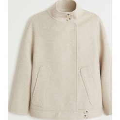 Mango - Płaszcz Fanny. Kurtki damskie Mango, l, bez wzorów, z materiału, bez kaptura. Za 349.90 zł.
