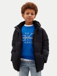 Calvin Klein Kurtka zimowa LVCKTJM16B Zielony Regular Fit. Zielone buty zimowe chłopięce Calvin Klein, na zimę, bez wzorów, z syntetyku, bez kaptura. Za 699.99 zł.