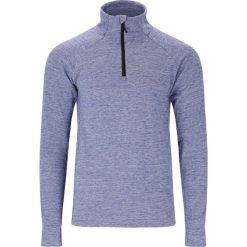 Sweter z zamkiem błyskawicznym Whistler Kajsa. Niebieskie swetry przez głowę męskie Whistler, m, bez wzorów, bez kołnierzyka. Za 191.00 zł.