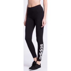 Adidas Performance - Legginsy. Szare legginsy damskie adidas Performance, z nadrukiem, z bawełny. Za 119.90 zł.