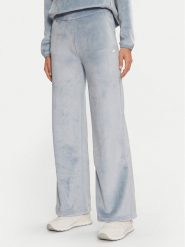 K-Way Spodnie dresowe Jenny K7128CW Niebieski Relaxed Fit. Niebieskie spodnie dresowe damskie K-Way, xxl, bez wzorów, z dresówki. Za 289.99 zł.