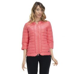 Kurtka z pełny zamek błyskawiczny na co dzień. Brązowe kurtki sportowe damskie LEONE 1947 APPAREL, bez wzorów, z poliesteru, bez kaptura. W wyprzedaży za 201.87 zł.