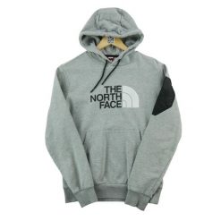Bluza z kapturem męska The North Face szara. Szare bluzy sportowe męskie The North Face, l, bez wzorów, z dresówki, z kapturem, na fitness i siłownię. Za 114.98 zł.