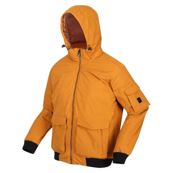 Kurtka wodoodporna Regatta Faizan. Czarne kurtki męskie Regatta, na zimę, m, bez wzorów, z poliesteru, eleganckie, bez kaptura. Za 399.99 zł.