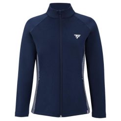 Damska bluza dresowa Tecnifibre Tour 2024. Niebieskie bluzy sportowe damskie TECNIFIBRE, bez wzorów, z dresówki, bez kaptura, tenisowe. W wyprzedaży za 393.50 zł.