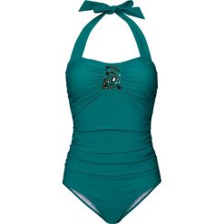 Modelujący kostium kąpielowy bonprix szmaragdowy. Zielone kostiumy jednoczęściowe damskie bonprix. Za 129.99 zł.
