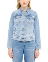 Damska Kurtka Jeansowa Mustang Style Santa Rosa Denim Jacket Denim Blue 1016569 5000 412. Niebieskie kurtki damskie Mustang, m, bez wzorów, z denimu, bez kaptura. Za 349.99 zł.