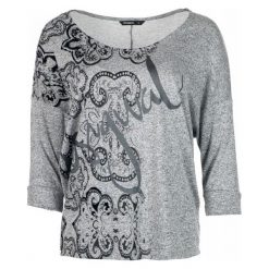 Desigual T-Shirt Damski Nisa L Szary. T-shirty damskie marki Desigual. W wyprzedaży za 201.00 zł.