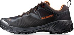 Buty trekkingowe Mammut Sapuen Low GTX - black/dark steel. Czarne trekkingi męskie Mammut. Za 876.01 zł.