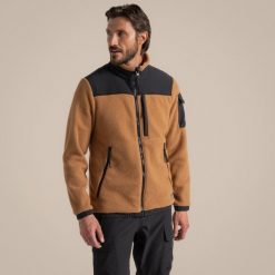 Polar Craghoppers CO2Renu Lumus. Brązowe kurtki męskie Craghoppers, na zimę, m, bez wzorów, z polaru, bez kaptura. Za 347.25 zł.