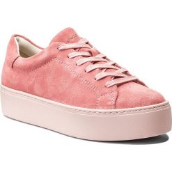 Sneakersy VAGABOND - Jessie 4424-040-58 Bubblegum. Czerwone półbuty damskie Vagabond, bez wzorów, z materiału, bez obcasa, na koturnie, bez zapięcia. W wyprzedaży za 239.00 zł.