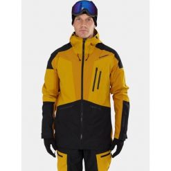 Kurtka Męska Fundango Rigel ECO 3L. Czarne kurtki snowboardowe męskie Fundango, l, bez wzorów, z materiału, bez kaptura, narciarskie. Za 919.90 zł.