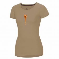 Koszulka damska Ocun Classic. Brązowe koszulki sportowe damskie Ocun, xl, bez wzorów, bez kołnierzyka, bez ramiączek, wspinaczkowe. Za 178.50 zł.