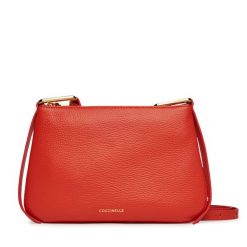 Torebka Coccinelle. Brązowe listonoszki damskie Coccinelle, bez wzorów, bez dodatków. Za 670.99 zł.