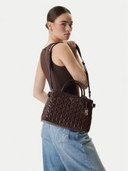 Guess Torebka Paisleigh HWQG98 83060 Brązowy. Brązowe torebki do ręki damskie Guess, z aplikacjami, ze skóry, bez dodatków. Za 679.99 zł.