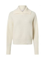 Opus sweter z dzianiny z wełną - Purika Kobiety Wełna biały, 40. Białe swetry damskie Opus, bez wzorów, z dzianiny, bez kołnierzyka, bez ramiączek, bez kaptura. Za 329.95 zł.