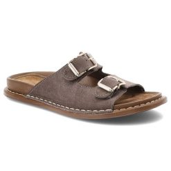 Szare Klapki Artiker Wygodne Obuwie Damskie. Szare klapki damskie Artiker, bez wzorów, eleganckie, bez obcasa. Za 259.00 zł.