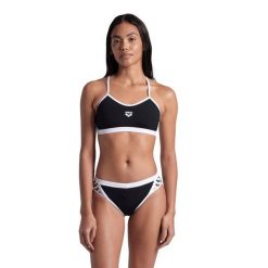 Arena Bikini Icons Cross Back Solid Zwart/Wit. Białe bikini damskie Arena, xs, bez wzorów. Za 274.00 zł.