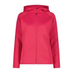 Damska rozciągliwa bluza z kapturem z pełnym zamkiem błyskawicznym 4-way CMP. Czarne bluzy damskie CMP, l, bez wzorów, z kapturem. Za 253.00 zł.