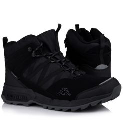 Buty męskie zimowe Kappa THABO TEX. Czarne trekkingi męskie Kappa, na zimę, trekkingowe. Za 397.90 zł.
