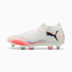 Buty Piłkarskie Puma Future 8 Match Mxsg Dorośli. Białe buty sportowe męskie Puma, bez zapięcia, do piłki nożnej. W wyprzedaży za 380.50 zł.