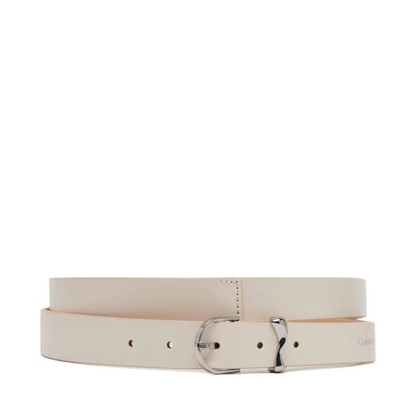Pasek Damski Calvin Klein. Białe paski damskie Calvin Klein, bez wzorów. Za 116.99 zł.