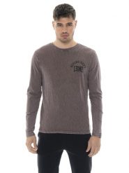 Koszulka męska Leone 1947 Apparel Vintage Dept z długim rękawem z bawełny. Brązowe koszulki sportowe męskie LEONE 1947 APPAREL, m, bez wzorów, z bawełny, bez kołnierzyka, bez ramiączek, na fitness i siłownię. Za 206.29 zł.