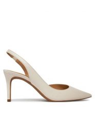 MICHAEL Michael Kors Szpilki Alina Flex Sling Pump 40R4HNMP1L Écru. Szpilki damskie MICHAEL Michael Kors, bez wzorów, ze skóry, bez obcasa, bez zapięcia. Za 549.99 zł.