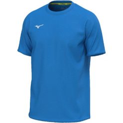 Koszulka Mizuno Team Core. Niebieskie buty sportowe męskie Mizuno, bez zapięcia, na fitness i siłownię. Za 118.50 zł.