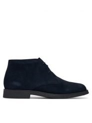 Geox Trzewiki U Claudio U6658D 00022 C4021 Granatowy. Niebieskie botki męskie Geox, bez wzorów, ze skóry, bez zapięcia. Za 449.99 zł.