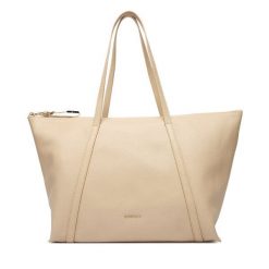 Torebka Coccinelle. Brązowe torebki do ręki damskie Coccinelle, bez wzorów, bez dodatków. Za 1,269.00 zł.