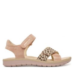 Sandały Primigi. Czerwone sandały dziewczęce Primigi, bez zapięcia. Za 279.99 zł.