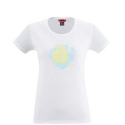 Koszulka damska Lafuma Pearl. Białe t-shirty damskie Lafuma, s, z aplikacjami, z bawełny, klasyczne, bez kołnierzyka. Za 141.50 zł.