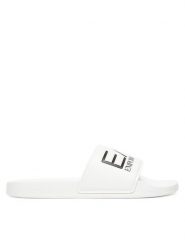 EA7 Emporio Armani Klapki 7X000108 AF15118 U0001 Biały. Białe klapki męskie EA7 Emporio Armani, z tworzywa sztucznego. Za 149.99 zł.