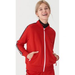Bluza z lampasami - Czerwony. Bluzy damskie marki House. W wyprzedaży za 49.99 zł.