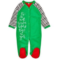 Garnamama Śpioszki Dziecięce Christmas 56 Zielone. Śpioszki niemowlęce marki Garnamama. W wyprzedaży za 32.00 zł.