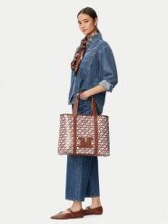 Max Mara Beachwear Torebka 2616511059650 Brązowy. Brązowe torebki do ręki damskie Max Mara Beachwear, bez wzorów, ze skóry, bez dodatków. Za 944.99 zł.