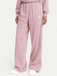 Calvin Klein Jeans Spodnie dresowe LV047H224G Różowy ciemny Regular Fit. Czerwone jeansy damskie Calvin Klein Jeans. Za 409.99 zł.
