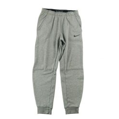 Second life - Spodnie dresowe męskie Dri-FIT zwężane nogawki - Jak nowy. Szare spodnie sportowe męskie Nike, m, bez wzorów, z dresówki, do biegania, dri-fit (nike). Za 106.46 zł.