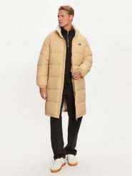 Tommy Jeans Płaszcz zimowy DM0DM20604 Beżowy Regular Fit. Brązowe kurtki męskie Tommy Jeans, na zimę, m, bez wzorów, z jeansu, bez kaptura. Za 1,199.00 zł.