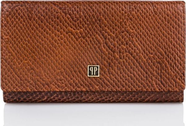 Paolo Peruzzi PORTFEL DAMSKI BRĄZOWY DUŻY PAOLO PERUZZI T-09-BR. Brązowe portfele damskie Paolo Peruzzi, bez wzorów. Za 138.72 zł.