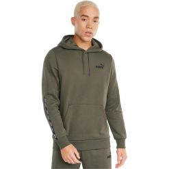 Bluza z kapturem Puma Power, Mężczyźni. Zielone bluzy męskie Puma, m, bez wzorów, z bawełny, z kapturem. Za 290.00 zł.