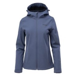 Damska kurtka turystyczna Hi-Tec Lady Naren. Niebieskie kurtki damskie Hi-tec, l, bez wzorów, z elastanu, bez kaptura. Za 248.00 zł.