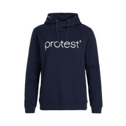 Damska klasyczna bluza z kapturem Protest. Niebieskie bluzy damskie Protest, bez wzorów, z kapturem. Za 255.00 zł.