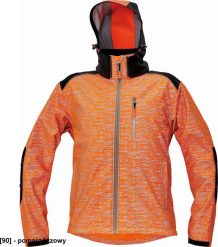 CERVA KNOXFIELD PRINTED - męska kurtka softshellowa z odblaskowym zadrukiem - pomarańczowy XL. Brązowe kurtki męskie CERVA, m, bez wzorów, bez kaptura. Za 253.38 zł.
